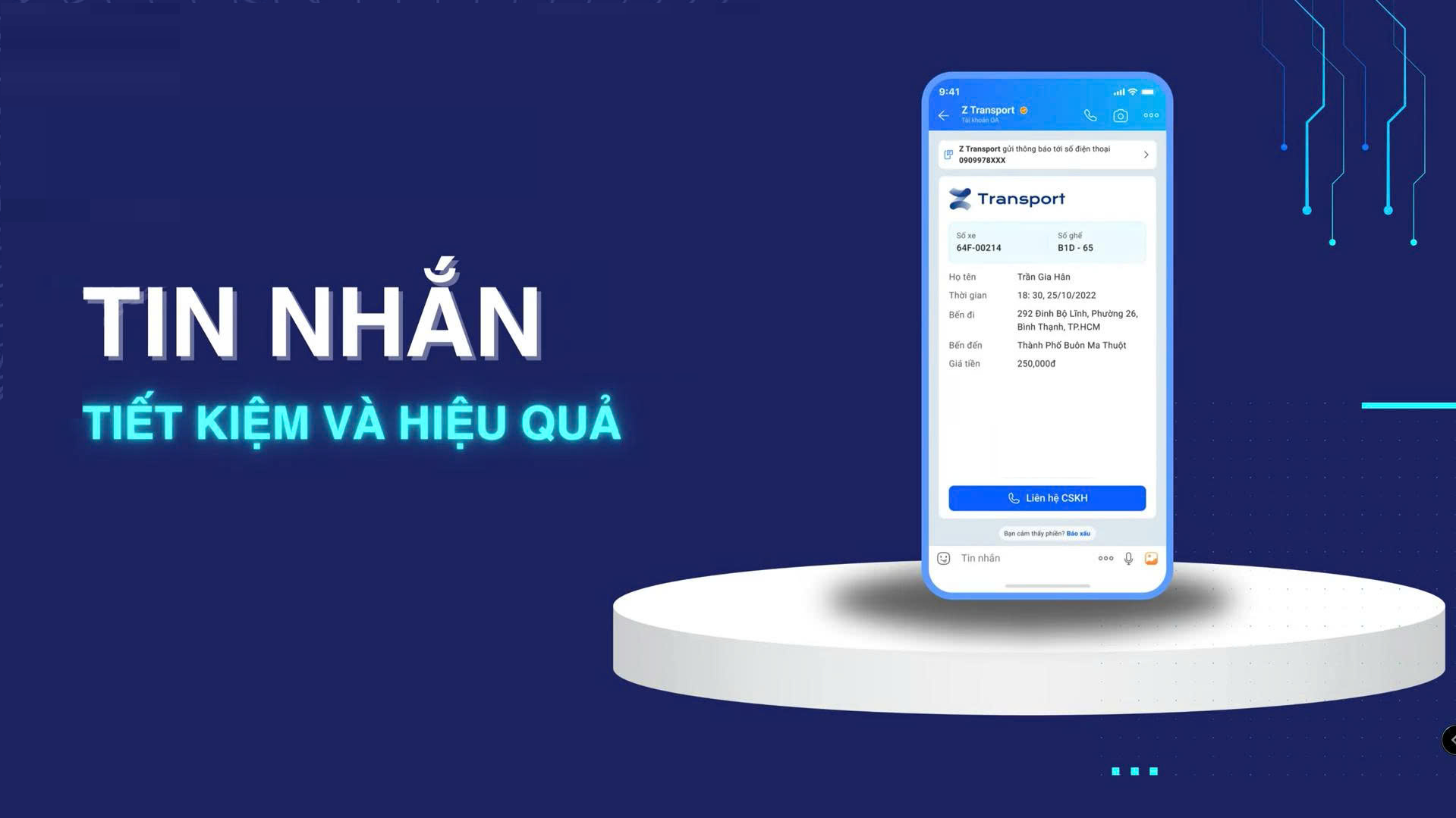Dịch vụ Zalo ZBS Template Message tự động hóa CSKH