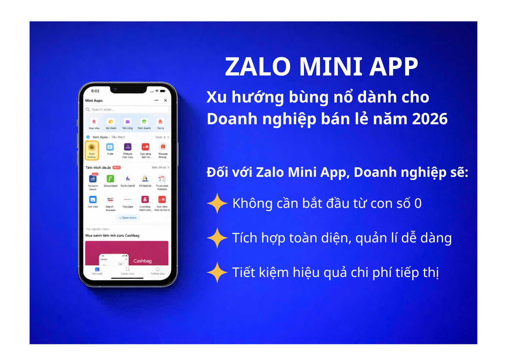 Xu hướng bùng nổ ZALO Mini App cho ngành bán lẻ